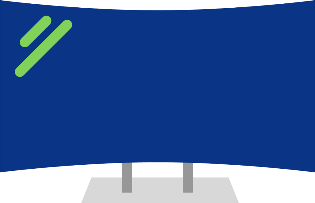 curved display icon
