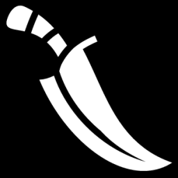 curvy knife icon