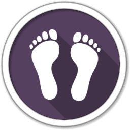 d feet icon icon