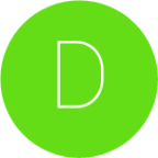 D letter icon