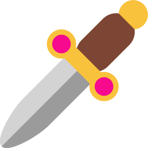 dagger emoji