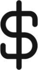 data type dollar icon