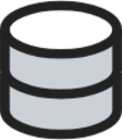 Database duotone icon