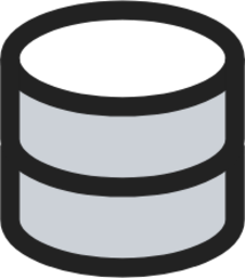 Database duotone icon