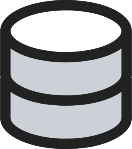 Database duotone icon