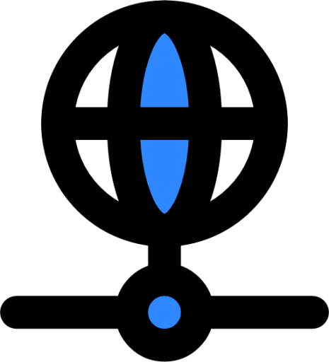 database network point icon