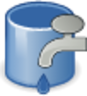 database tap drop icon