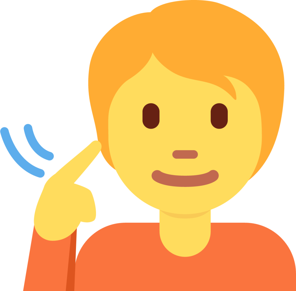 deaf person emoji