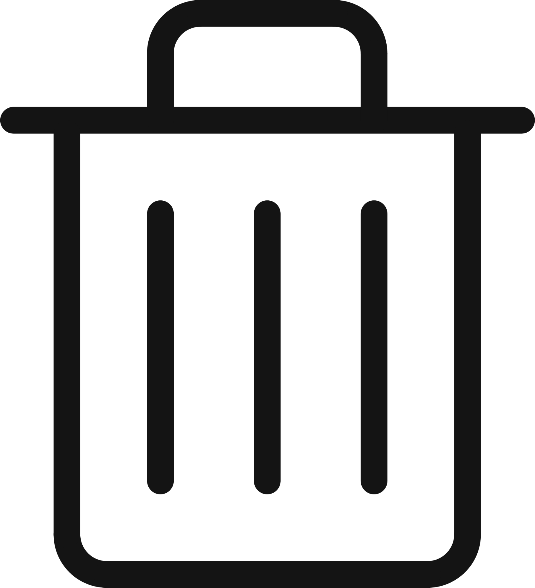 delete icon black transparent background