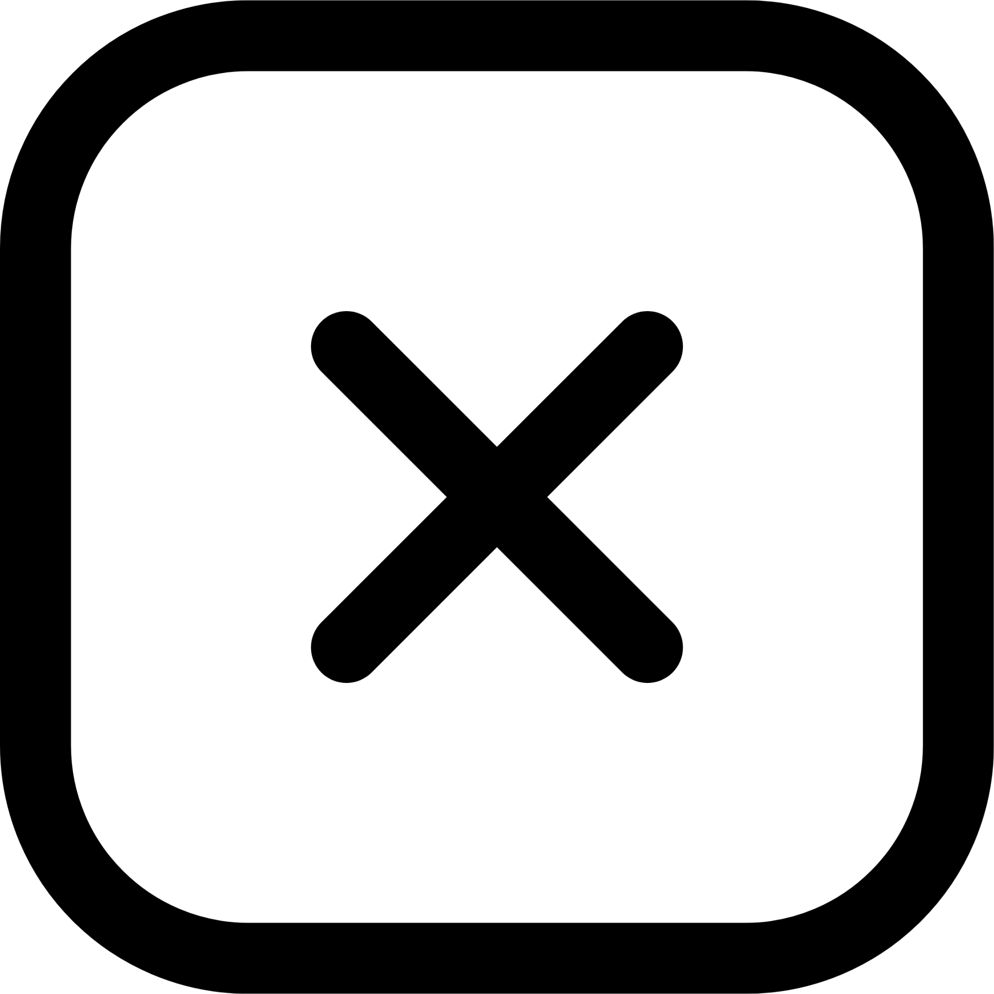 delete square icon
