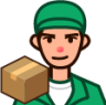 delivery man (plain) emoji