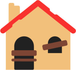 derelict house emoji