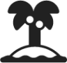 desert island emoji
