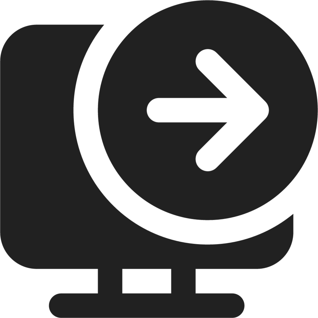 Desktop Arrow Right icon