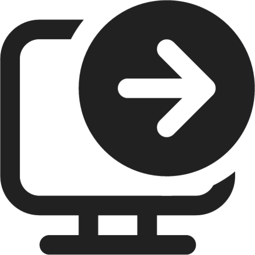 Desktop Arrow Right icon