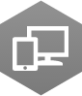 DesktopAppStreaming Amazon WorkSpaces (grayscale) icon