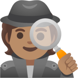 detective: medium skin tone emoji