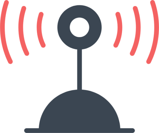 device electronic machine reception icon