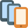 device multiplesmartphones icon