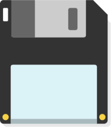 Devices volumes Floppy icon