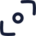 diagonal scroll point icon