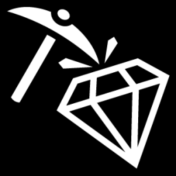 diamond hard icon