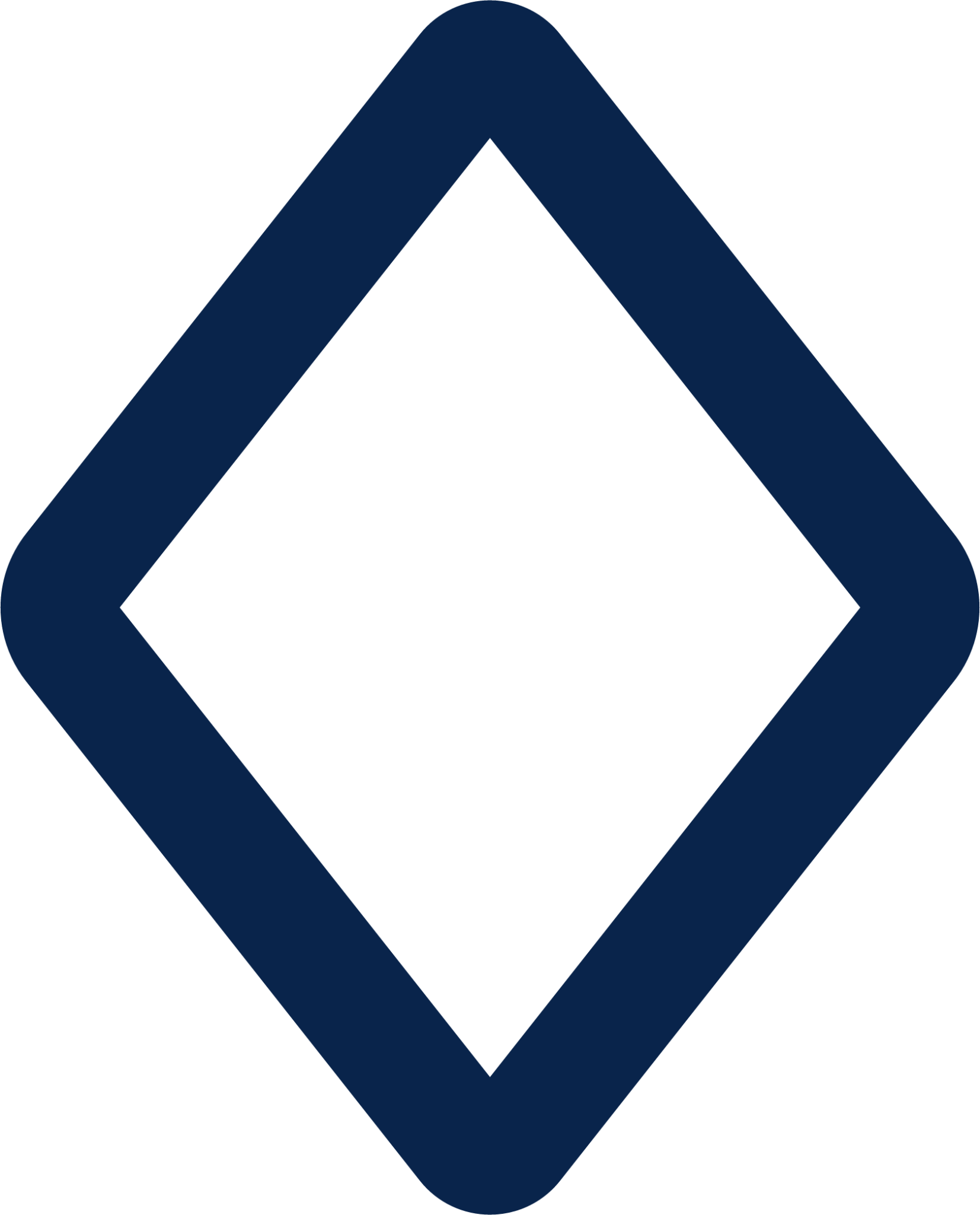 diamond line shape icon