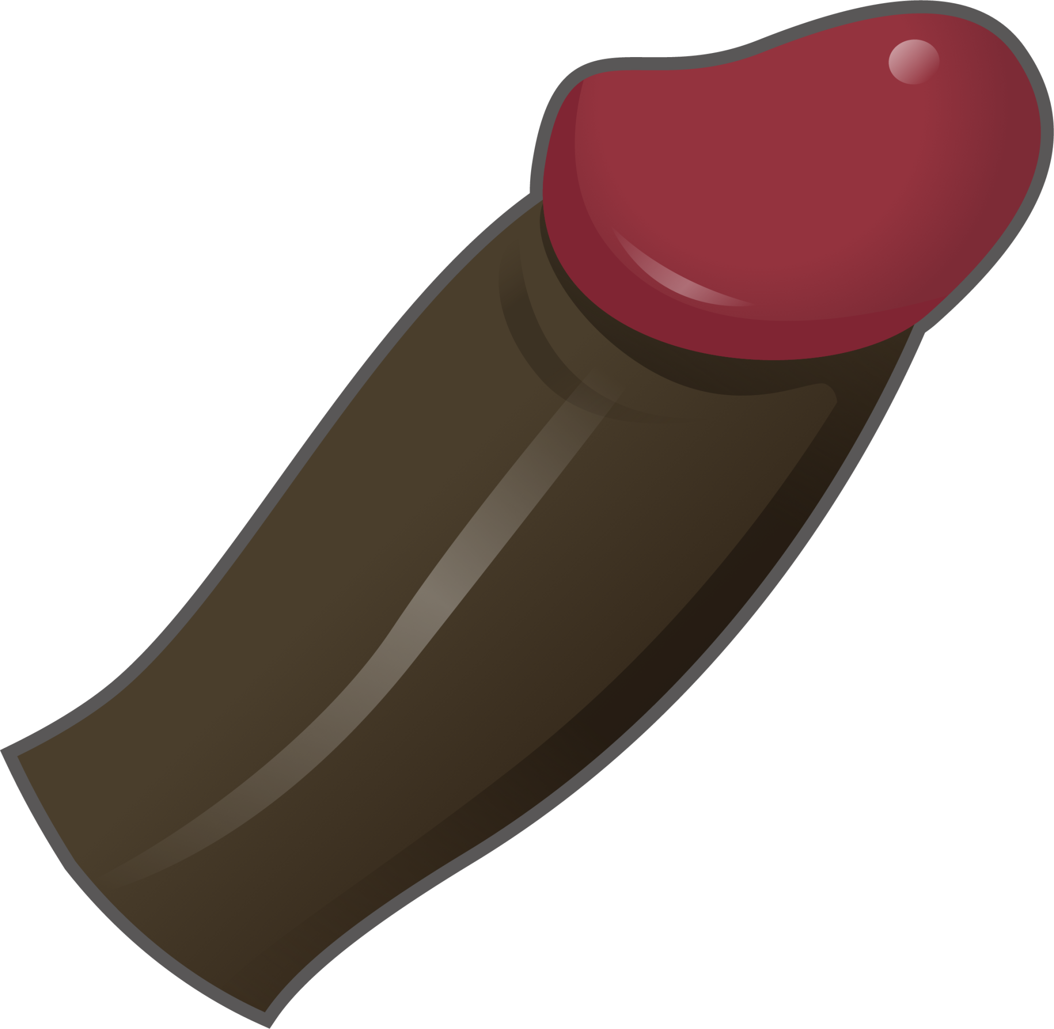 dick (black) emoji