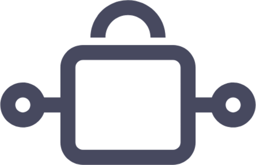 digital security blockchain icon