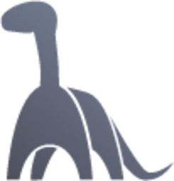 dinosaur grey icon