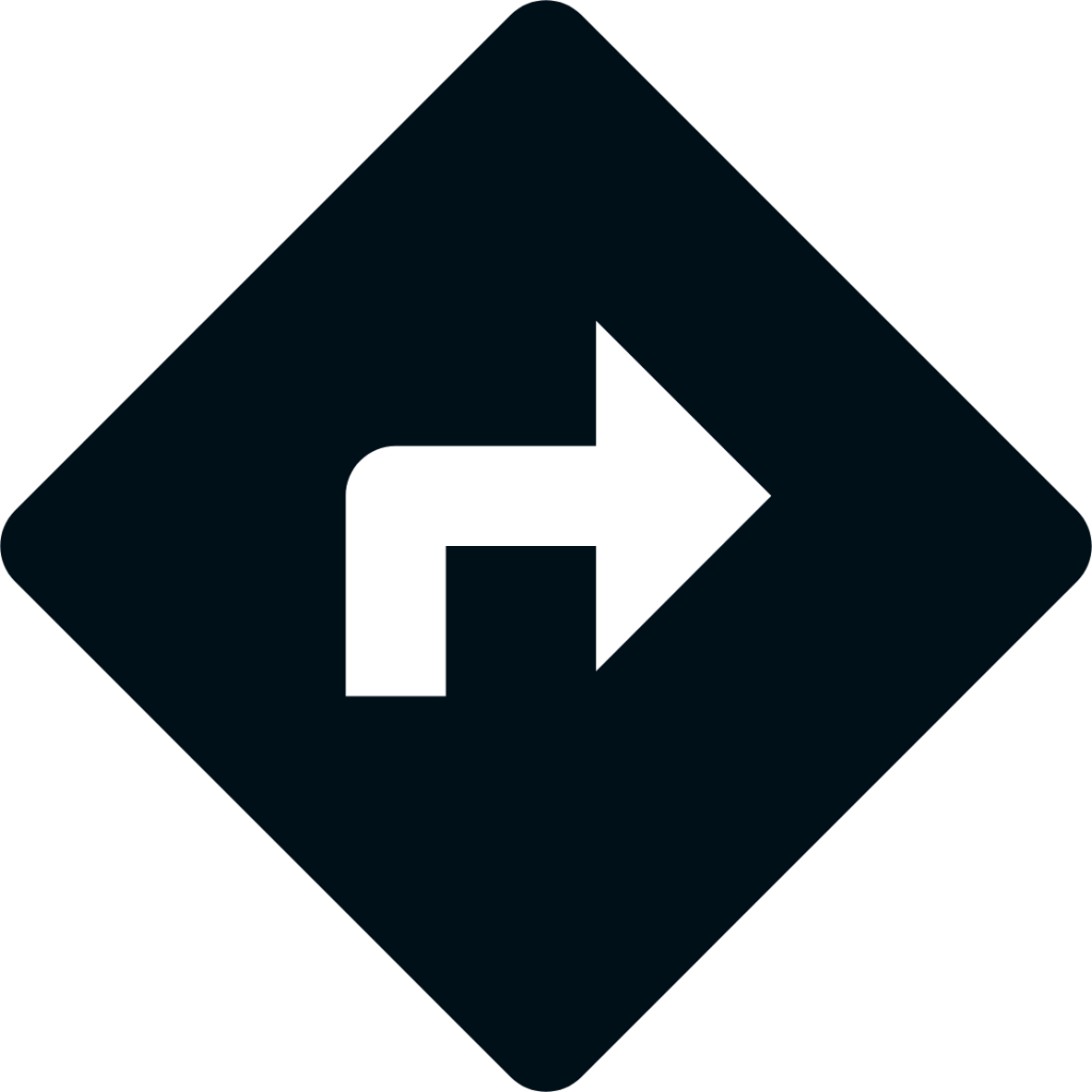 direction fill icon