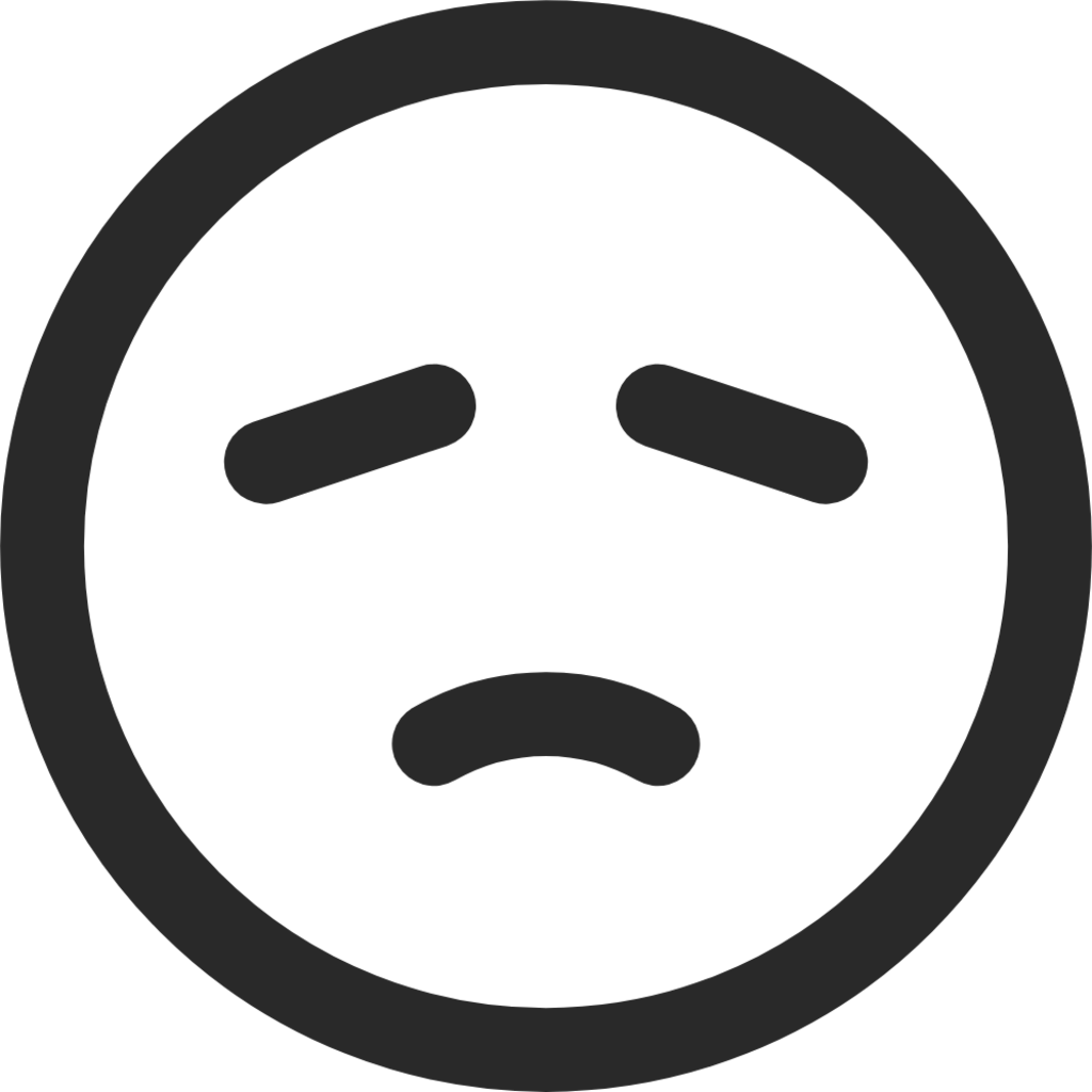 disappointed face icon