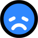 disappointed face icon