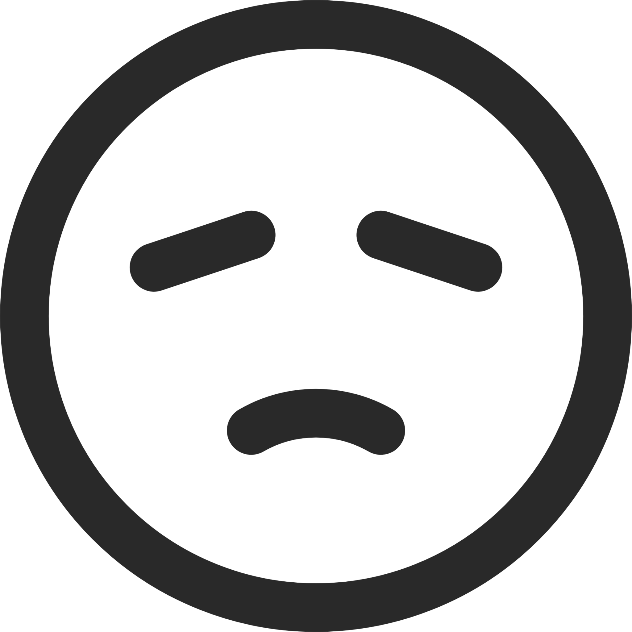 disappointed face icon