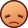 disappointed (yellow) emoji