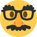 disguised face emoji