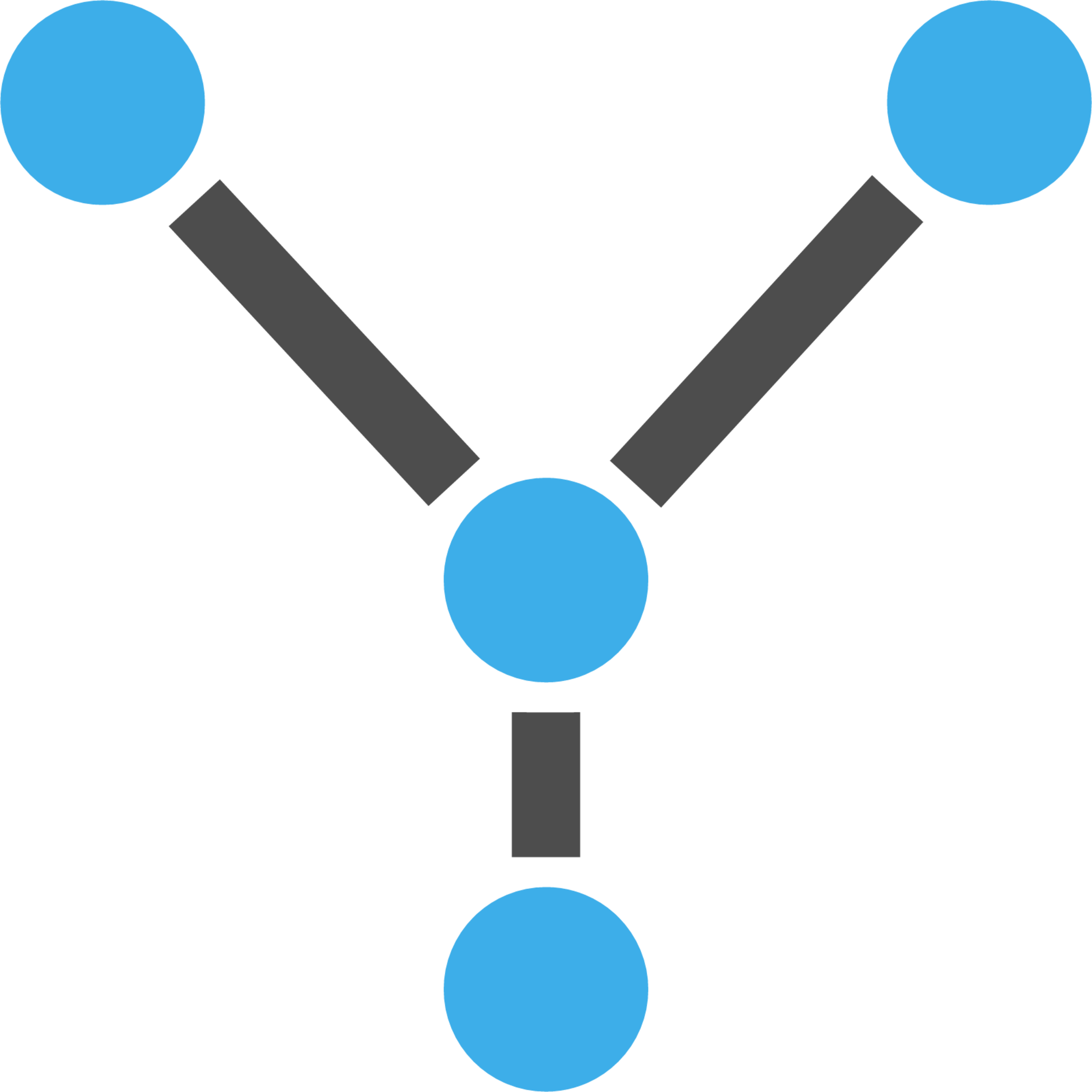 distribute graph directed icon
