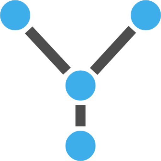 distribute graph directed icon