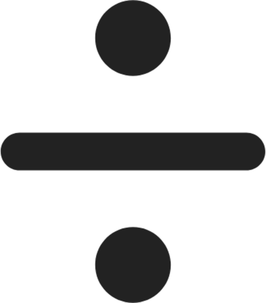 Calculation, divided by, division, division slash, math, mathematical symbol,  slash icon - Download on Iconfinder