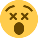 dizzy face emoji