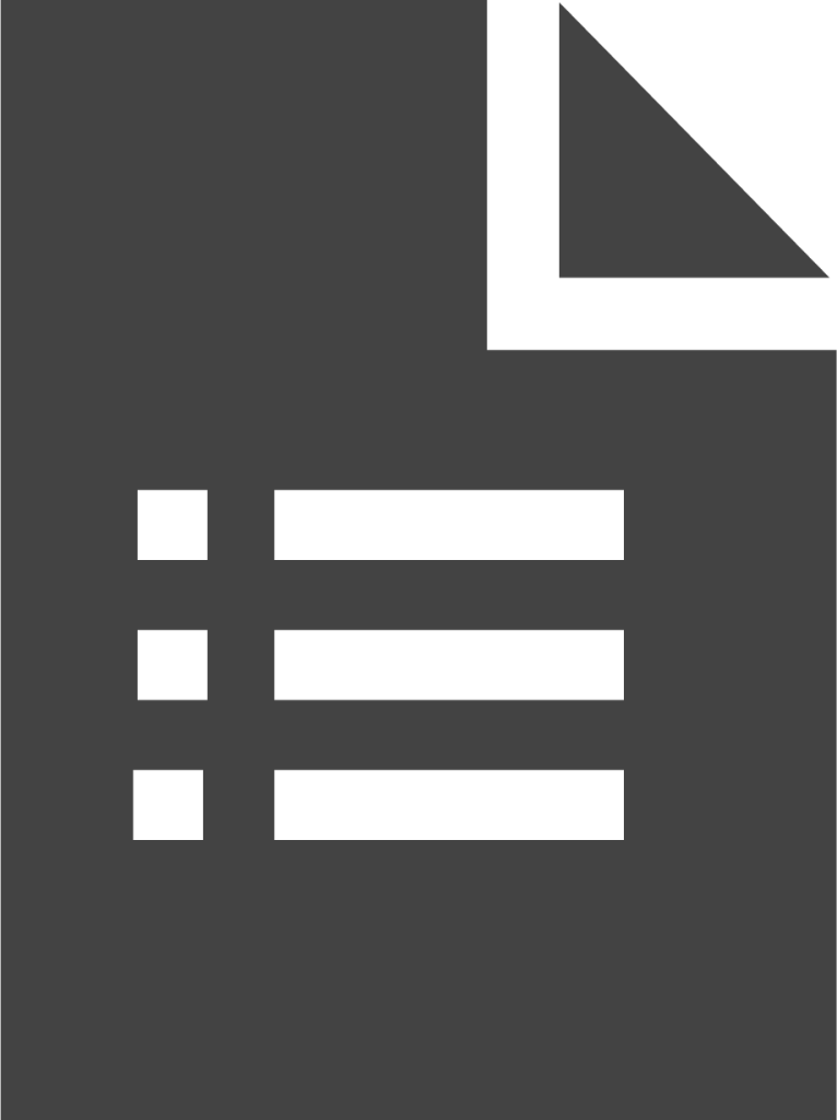 document bullet list icon