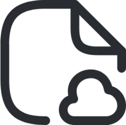 document cloud icon