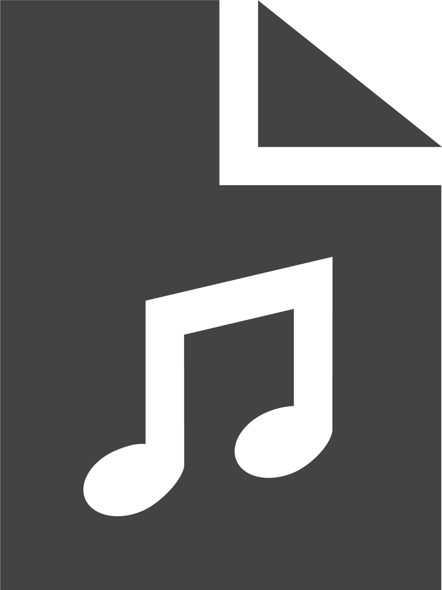document music icon