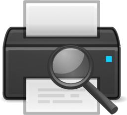 document print preview icon