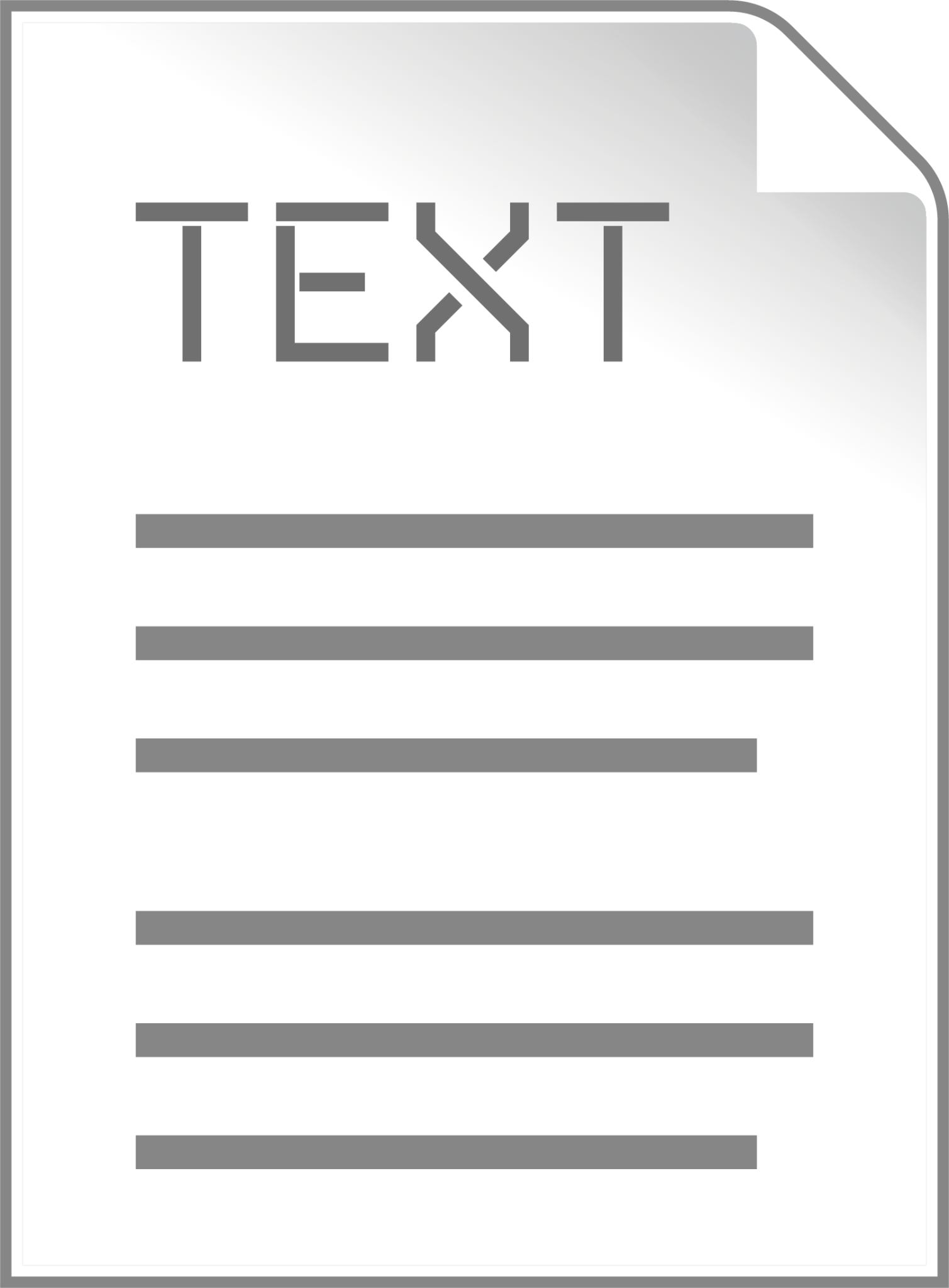 document with text emoji