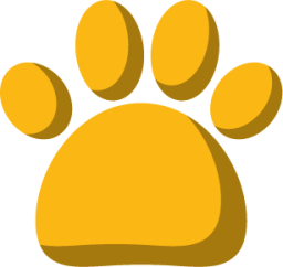 dog footprint illustration