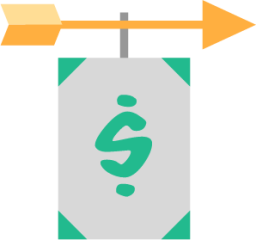 dollar arrow icon