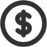dollar circle icon
