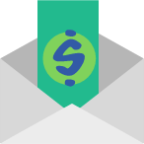 dollar envelope icon