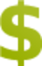 dollar green icon